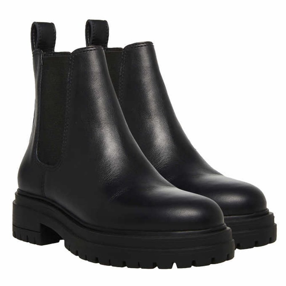 Steve Madden Ladies' Leather Gore Chelsea Boot